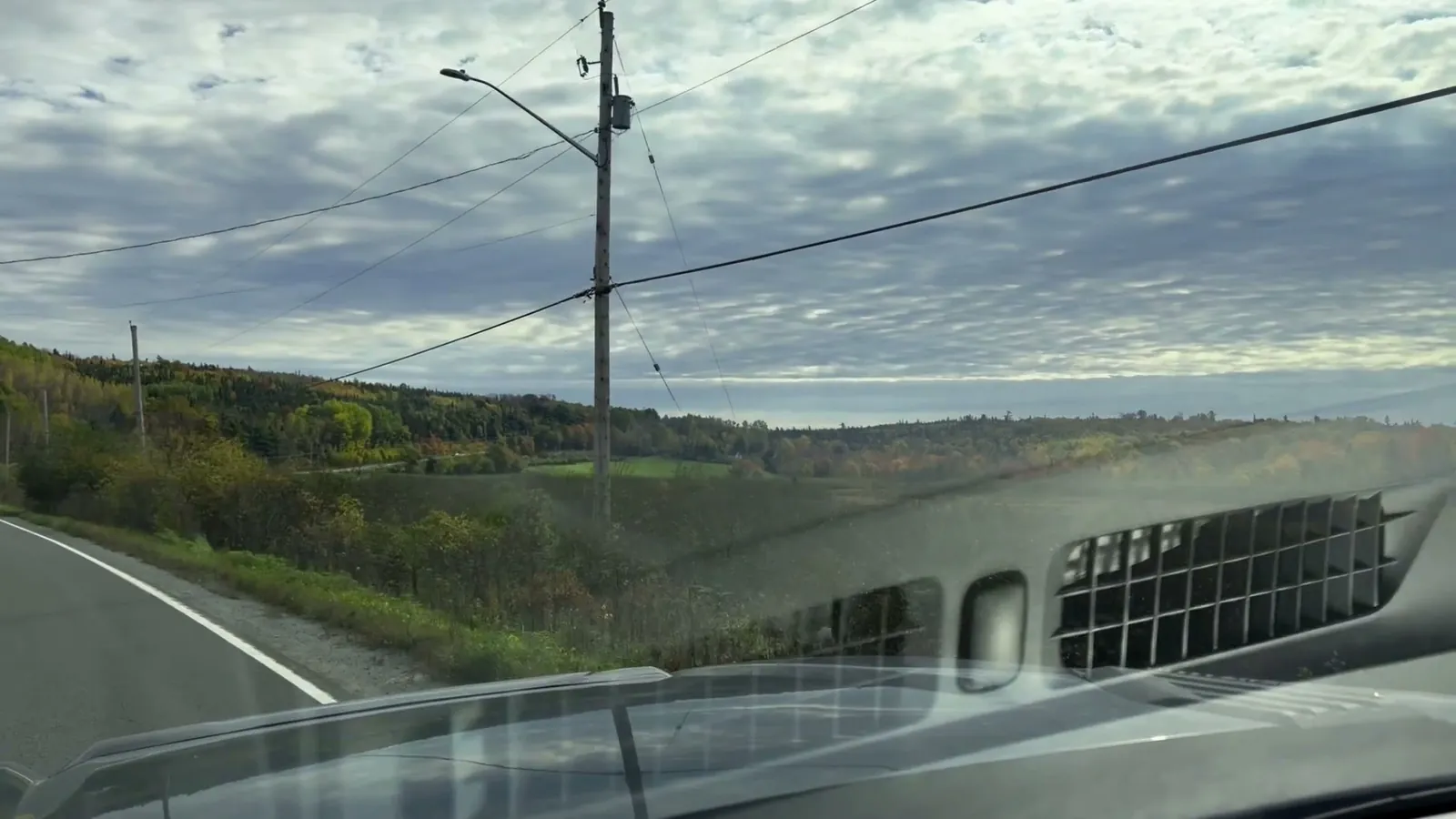 The road out of Nova Scotia